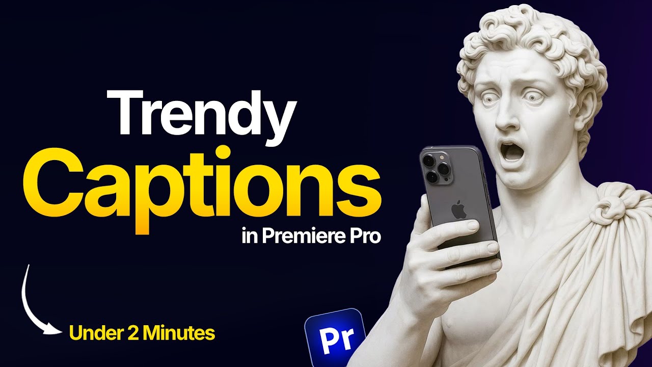 Smooth Animated Captions in Adobe Premiere Pro