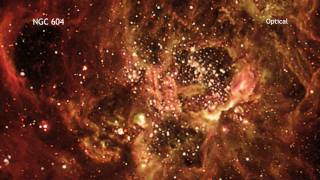 NGC 604 in 60 Seconds (HIGH DEFINITION) - YouTube