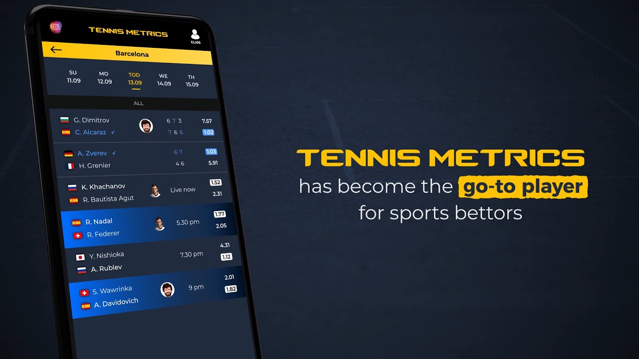 Tennis Metrics : the go-to player for sports bettors