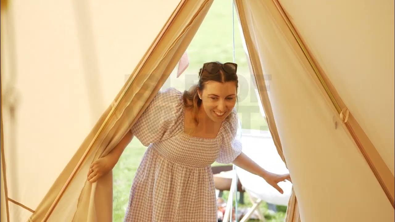 Unveiling Tranquility Step into Your Isle of Wight Bell Tent Retreat