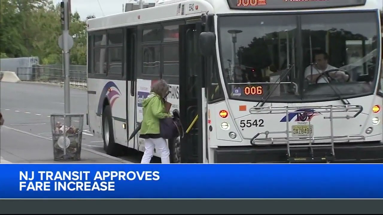 New Jersey Transit approves a 15% fare hike, the first increase in nearly a decade