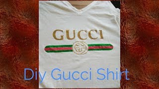 homemade gucci shirt