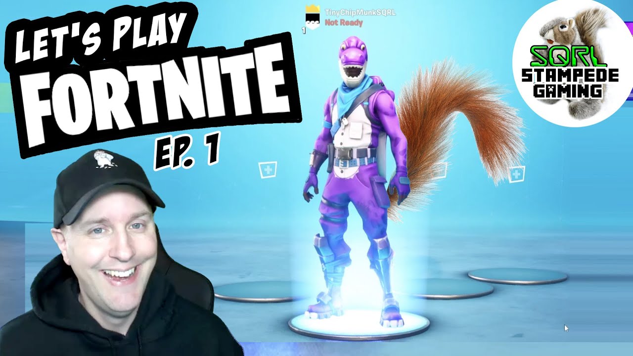 Fortnite Lets Play SQRL Stampede Gaming Episode 1