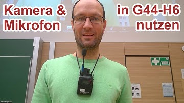 Hybridlehre mit fest eingebauter Hörsaalkamera/Funkmikrofon im Hörsaal 6 in G44 der OVGU Magdeburg