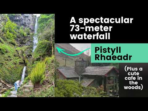 Easy 2-Minute Walk to Pistyll Rhaedr - the highest waterfall in Wales!