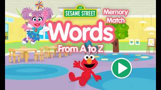 [COMPLETE] Memory Match Words From A - Z | Sesame Street Game | Learn Alphabet and Words screenshot 2