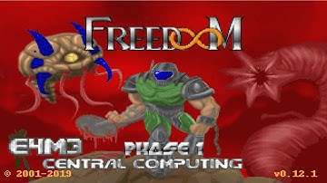 FreeDoom: Phase 1 - E4M3: Central Computing (100%) [Crispy Doom]