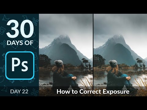 How to Correct Exposure in Photoshop | Day 22