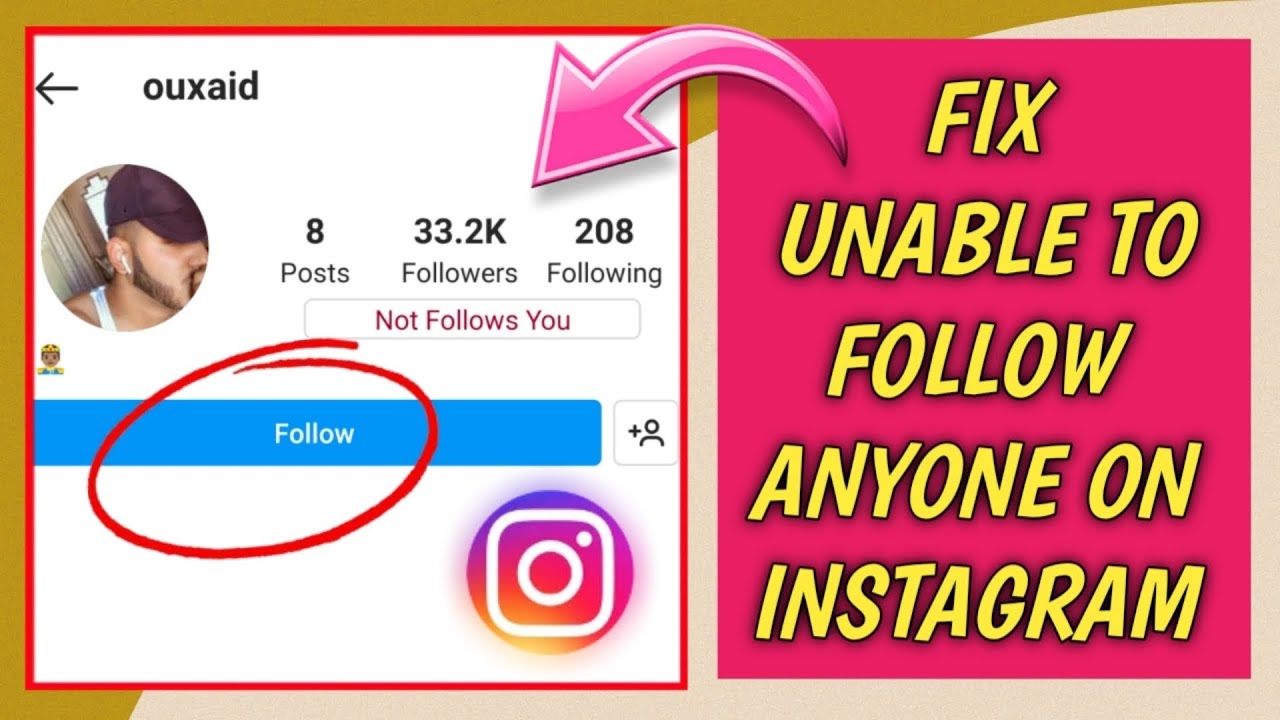 FIX UNABLE TO FOLLOW ANYONE ON INSTAGRAM / INSTAGRAM FOLLOW NOT WORKING