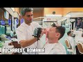 💈 Head Massage & Romanian Hair Styling at Frizebad Barbershop | Bucharest Romania