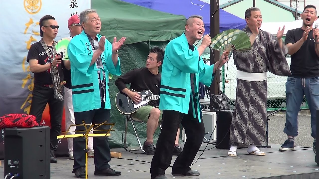 泉州伊勢音頭　二代目 玉春・靖菊　みなとマルシェ音頭披露　2016.06.05