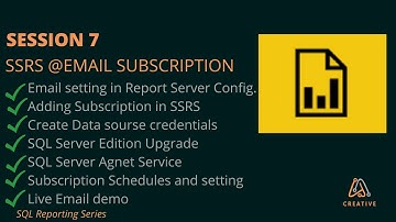 SSRS Email Subscription Configuration