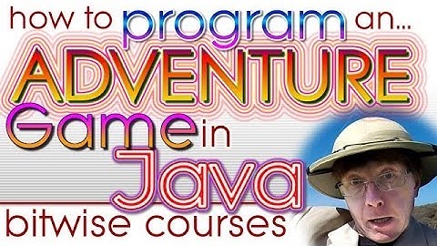 How to Program a Java Adventure Game - part 1