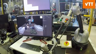 Famous Customer teleoperation project done with both Robot and Virtual Reality, using Virtuose 6D TAO Profile
