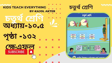 চতুর্থ শ্রেণির গণিত সমাধান।পৃ-১৩২।ক্ষেএফল।Math class 4 solution.