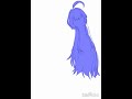 Draw a girl with green onion hair :))) | Lets Draw with me part 17