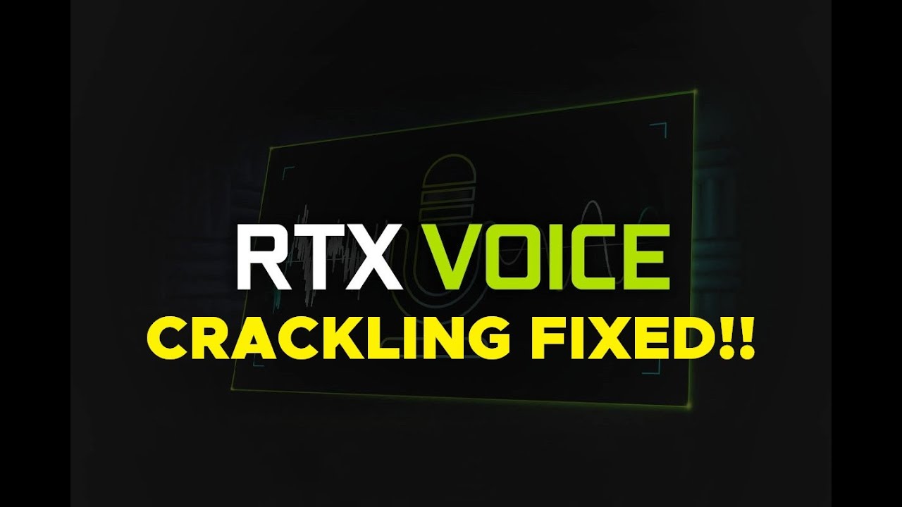 How to FIX RTX VOICE cracking and distorting 100% WORKING!!