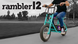 Razor presents: Rambler 12 electric mini-bike