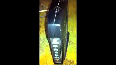 Troubleshooting Standby Light on Cable Modem (Motorola SB5100 on Knology Cable System)