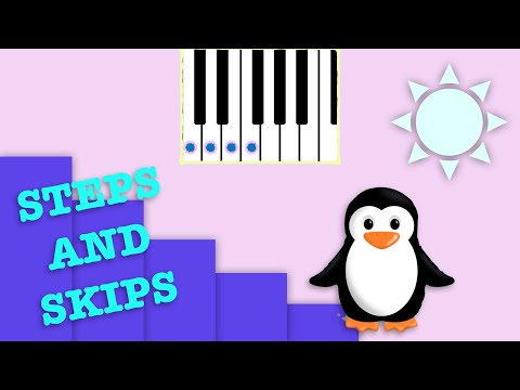 Steps & Skips! FUN PIANO LESSON FOR KIDS