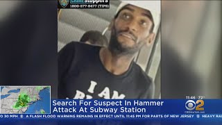 Police Searching For Suspect In Hammer Attack At Subway Station