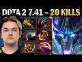 Phantom Assassin with 20 Kills and 1001 GPM - Dota 7.41
