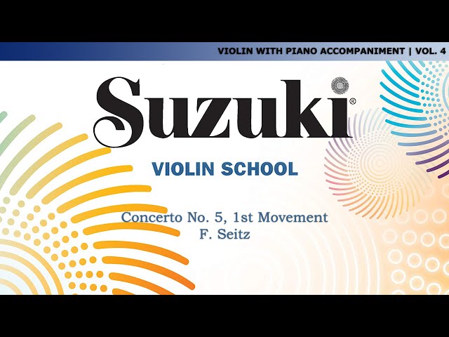 Suzuki Violin 4 - Concerto No. 5, 1st Movement - F. Seitz [Score