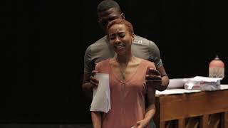 Cedric Sanders and Allison Semmes Sing Inside the Rehearsal Room for Oo-Bla-Dee