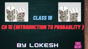 Class 10th | Ch 15( Probability ).  Ex 15.1 #entire introduction in one video @mustwatch