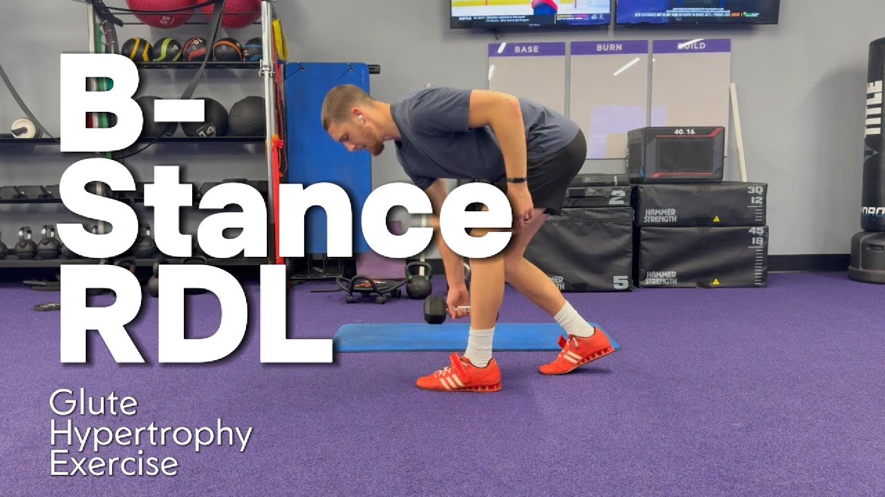 B-Stance RDL: Build Unilateral Strength + Boost Glute Activation - YouTube