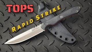 TOPS Rapid Strike:  Ideal Light Carry EDC Tactical Fixed Blade