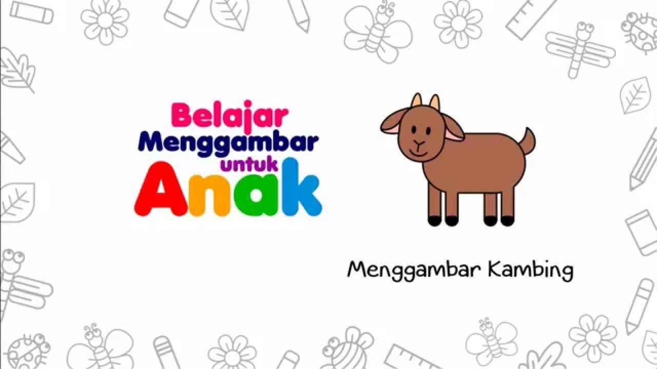 Belajar Menggambar Kambing Belajar Menggambar Untuk Anak YouTube