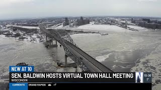Sen. Baldwin hosts virtual town hall meeting