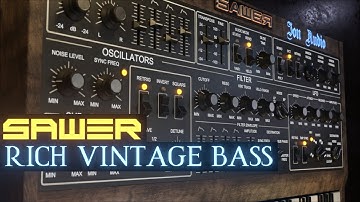 Sawer Rich Vintage Bass Sound Design | FL Studio Tutorial