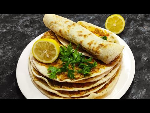 Toyuq Ətindən Tavada Lahmacun reseptin. Lahmacun tarifi