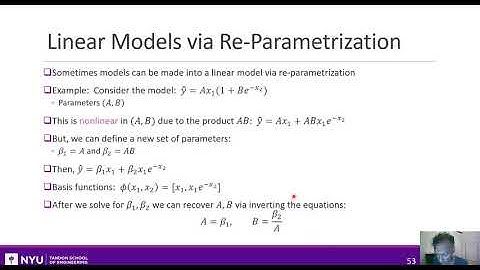 Intro to ML.  Unit 03.  Multiple Linear Regression.  Section 7.  Extensions