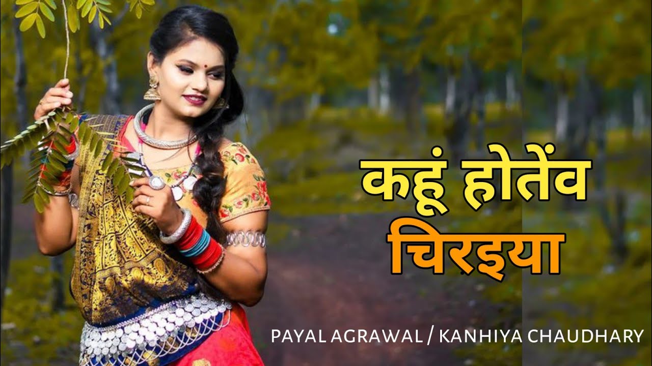 CG SONG      KAHU HOTENV CHIRAIYA  PAYAL AGR  KANHIYA  CHHATTISGARHI SONG