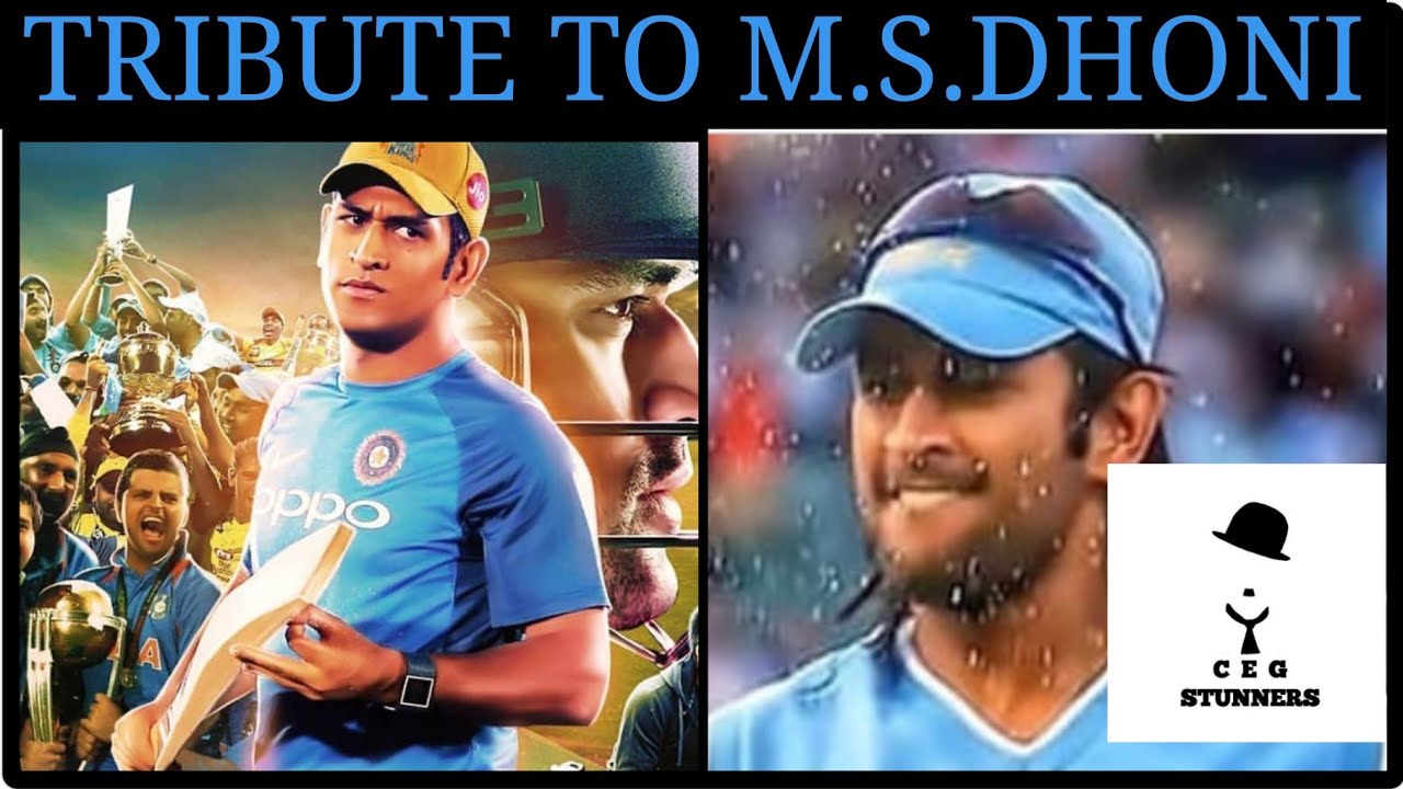 TRIBUTE TO MS DHONI    15 years of DHONIsm    CEG STUNNERS    MSD