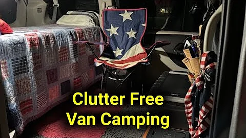 Minimalist No-build Van Camper Setup For Dodge Grand Caravan!  Clutter-Free Camping | Watch Now!