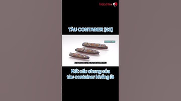 Kết cấu chung của tàu container khổng lồ P2 #indochinalines