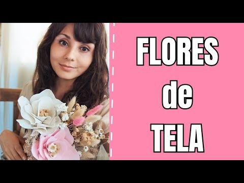 Flores de tela fáciles