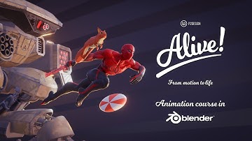 Alive! Blender 3D Biggest Animation Course by Pierrick Picaut - Announcement