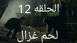 مسلسل لحم غزال الحلقه الثانية عشر 12غزاله بتد.....فن ابوها في جنينة الفيلا