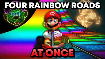 Can I Beat 4 Mario Kart Games at the Same Time?