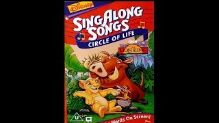 Closing to Disney's SingAlong Songs: Circle of Life UK VHS [1995]