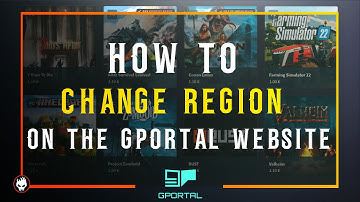 How to Change Region on the gportal website