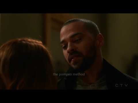 Grey's Anatomy 13x16 Jackson and April kiss (Japril the Sequel)