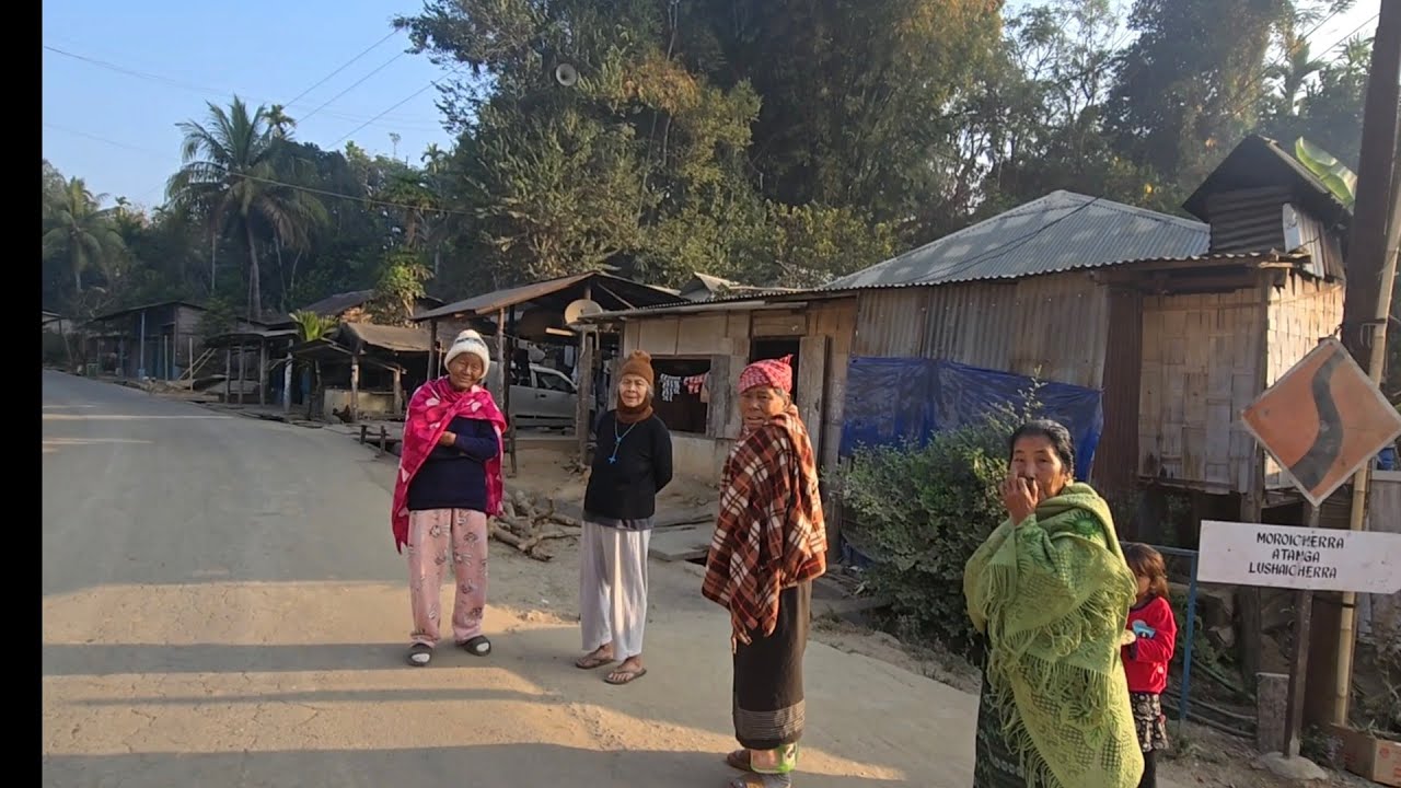 Luimawi( Moroicherra Village)Rural life in Mizoram.