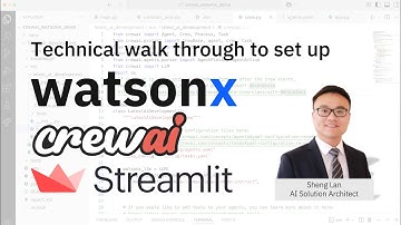 How to Set Up CrewAI with IBM watsonx and a web UI Using Streamlit