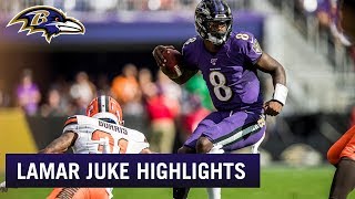 Best Lamar Jackson Jukes So Far This Season | Baltimore Ravens